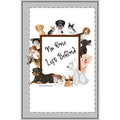 Dotted Spiral Notebook — "No One Left Behind" Dog Rescue Journal